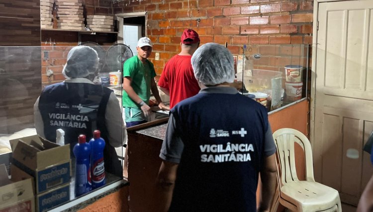 Vigilância Sanitária de Floriano inspeciona pizzarias e reforça orientações sobre segurança alimentar