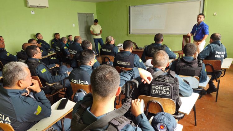Prefeitura de Floriano apresenta serviços do Saúde Digital a policiais do 3º BPM