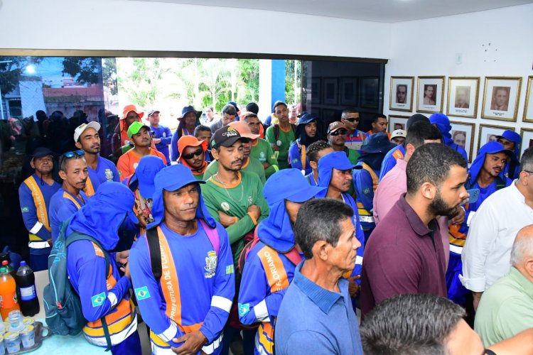 Prefeitura de Floriano realiza café da manhã em homenagem ao Dia do Gari