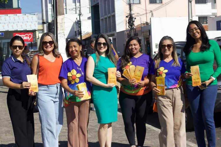 Assistência Social de Floriano realiza ato ‘Faça Bonito’ em alusão ao Maio Laranja
