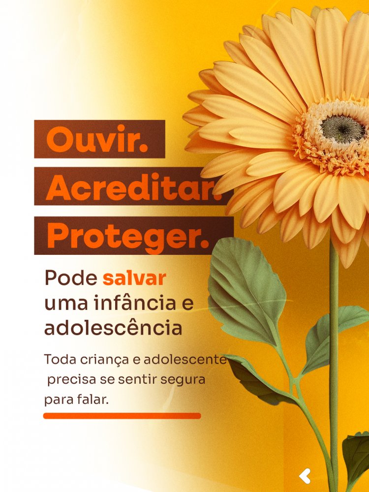 Assistência Social de Floriano realiza ato ‘Faça Bonito’ em alusão ao Maio Laranja