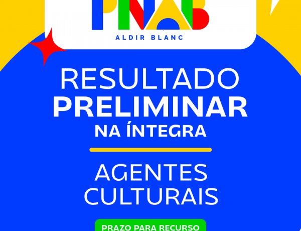 Prefeitura de Floriano divulga resultado preliminar do edital nº 002/2026 da Aldir Blanc